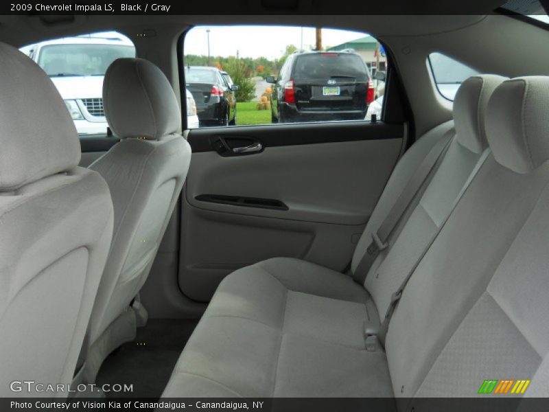 Black / Gray 2009 Chevrolet Impala LS