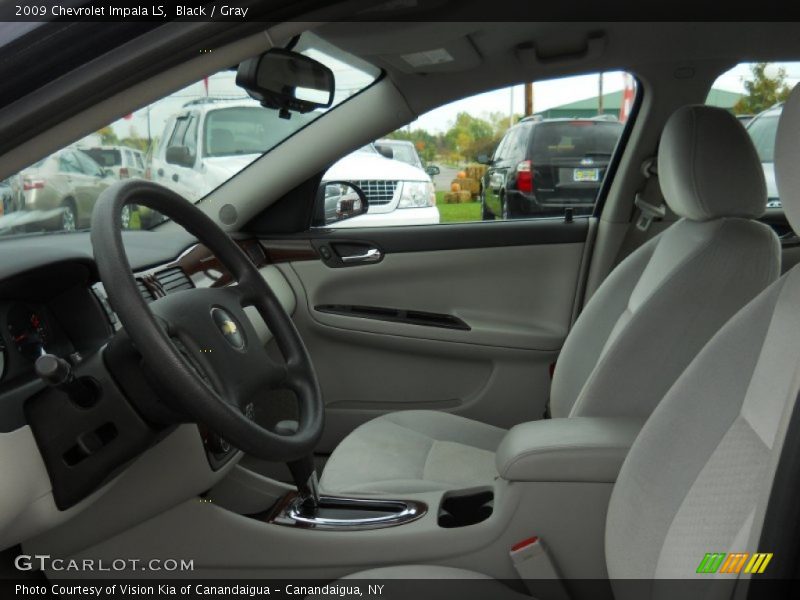 Black / Gray 2009 Chevrolet Impala LS