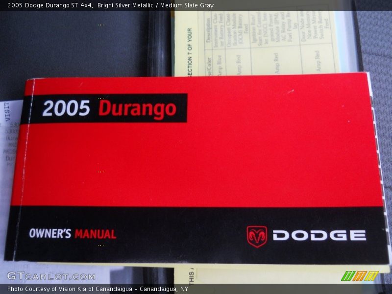 Bright Silver Metallic / Medium Slate Gray 2005 Dodge Durango ST 4x4