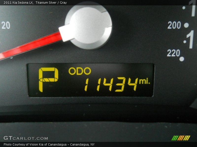 Titanium Silver / Gray 2011 Kia Sedona LX