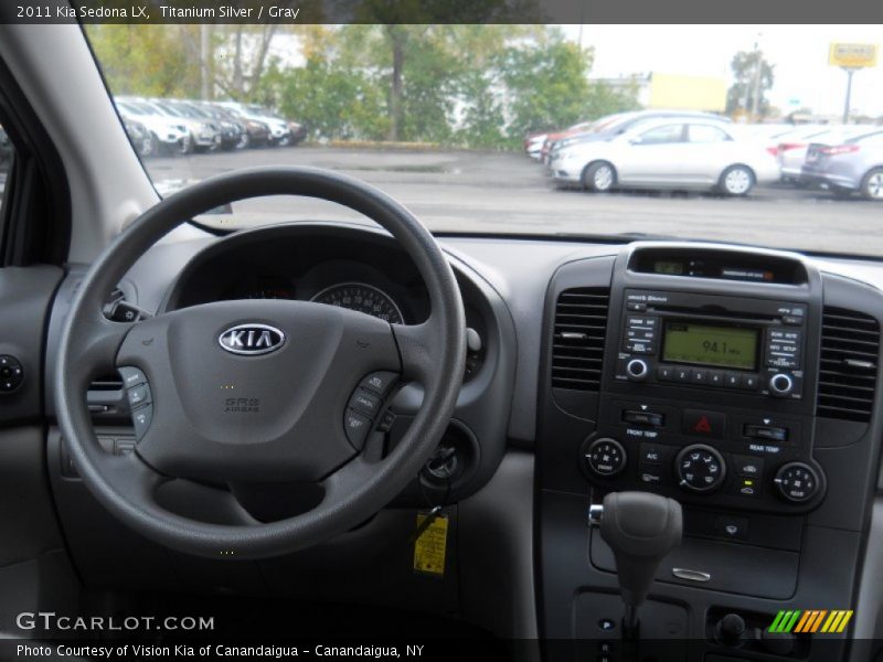 Titanium Silver / Gray 2011 Kia Sedona LX