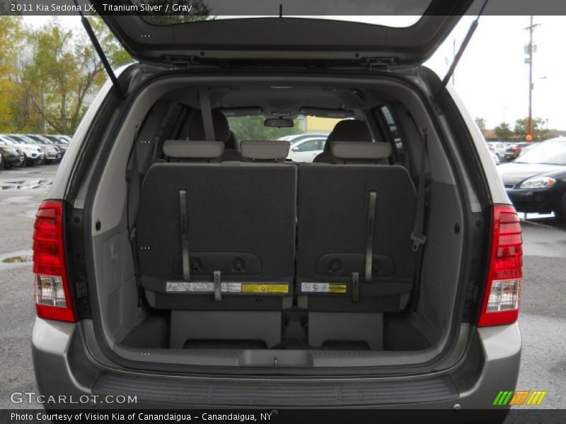 Titanium Silver / Gray 2011 Kia Sedona LX