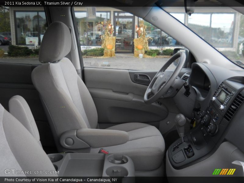 Titanium Silver / Gray 2011 Kia Sedona LX