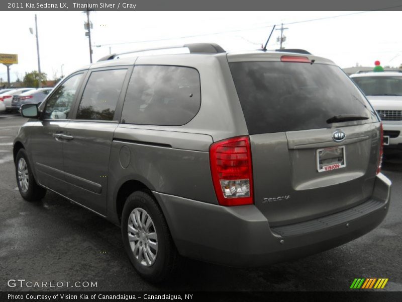 Titanium Silver / Gray 2011 Kia Sedona LX
