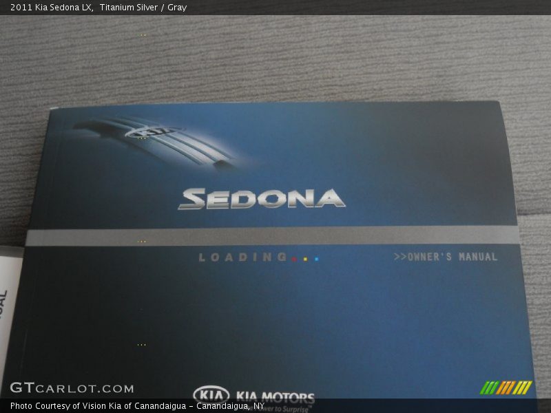 Titanium Silver / Gray 2011 Kia Sedona LX