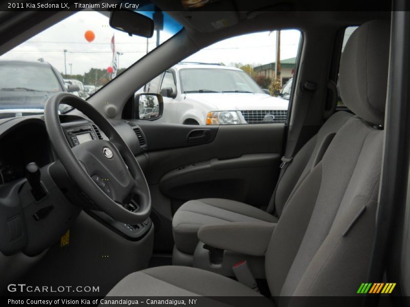 Titanium Silver / Gray 2011 Kia Sedona LX