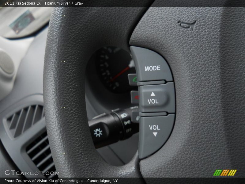 Titanium Silver / Gray 2011 Kia Sedona LX