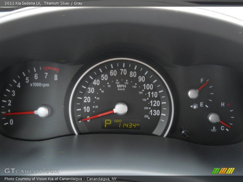 Titanium Silver / Gray 2011 Kia Sedona LX