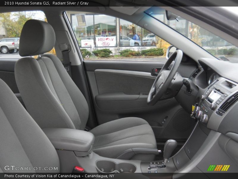 Radiant Silver / Gray 2010 Hyundai Sonata GLS