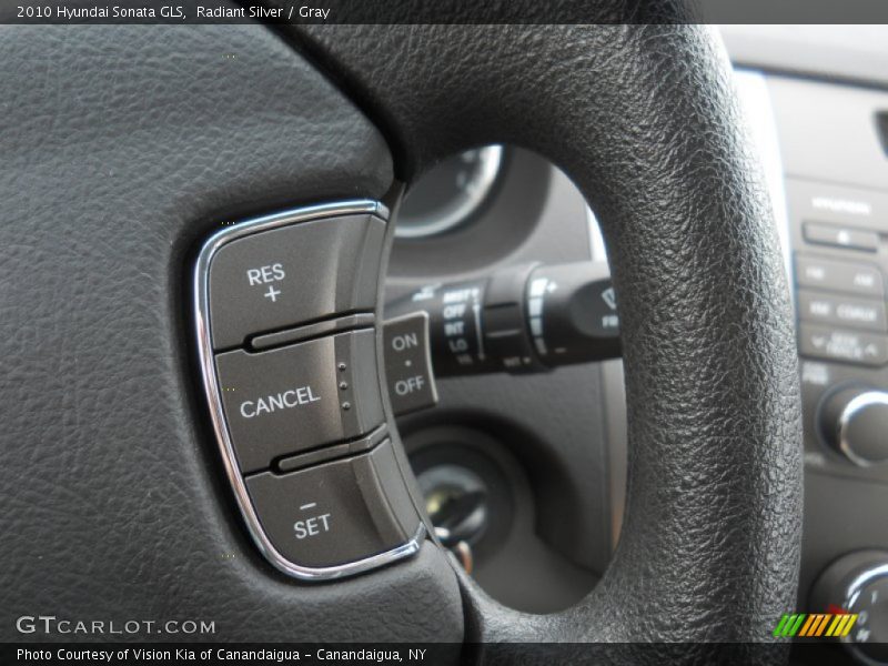 Radiant Silver / Gray 2010 Hyundai Sonata GLS