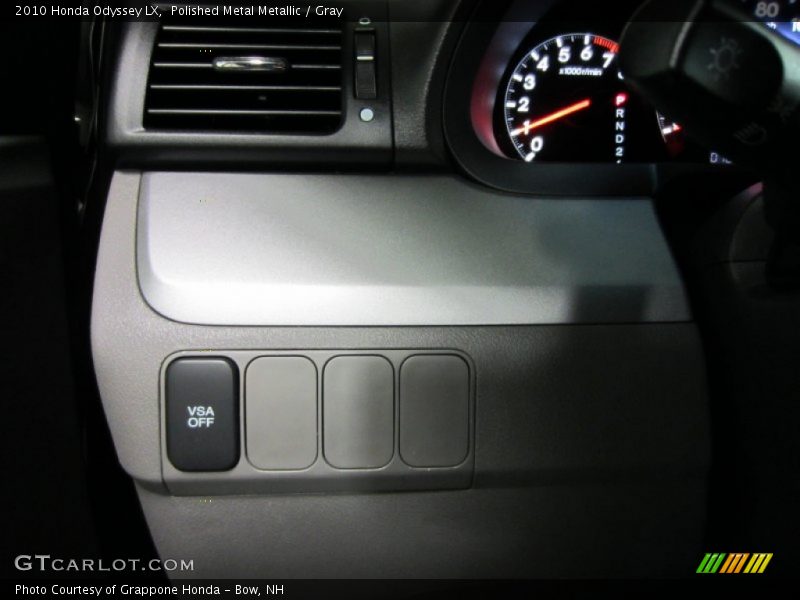 Polished Metal Metallic / Gray 2010 Honda Odyssey LX