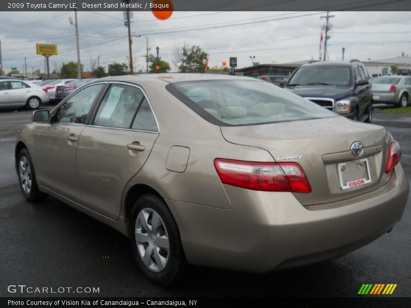 Desert Sand Metallic / Bisque 2009 Toyota Camry LE