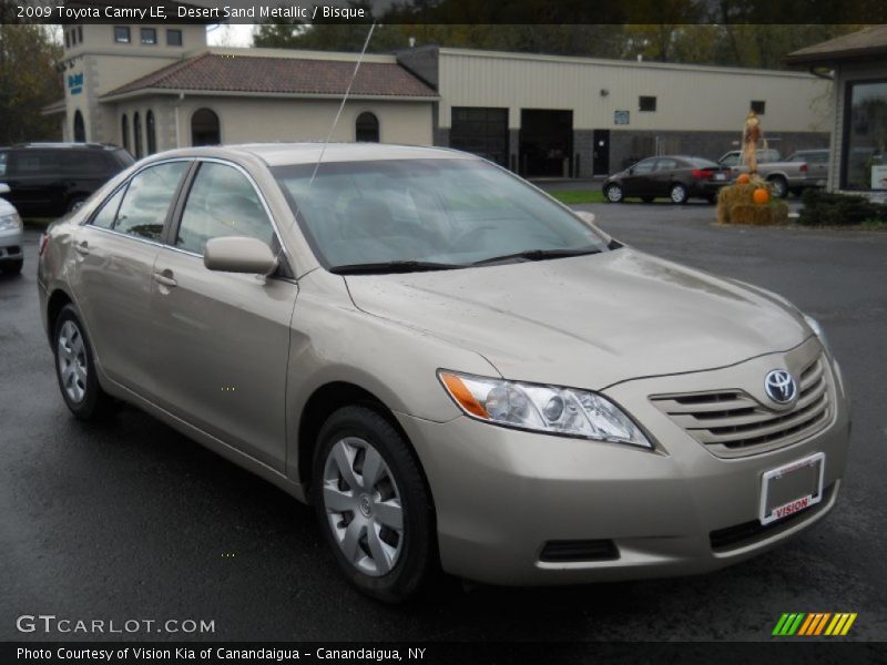 Desert Sand Metallic / Bisque 2009 Toyota Camry LE