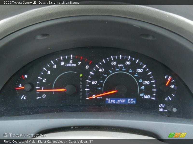 Desert Sand Metallic / Bisque 2009 Toyota Camry LE