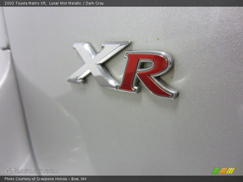 Lunar Mist Metallic / Dark Gray 2003 Toyota Matrix XR