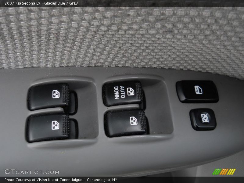 Glacier Blue / Gray 2007 Kia Sedona LX