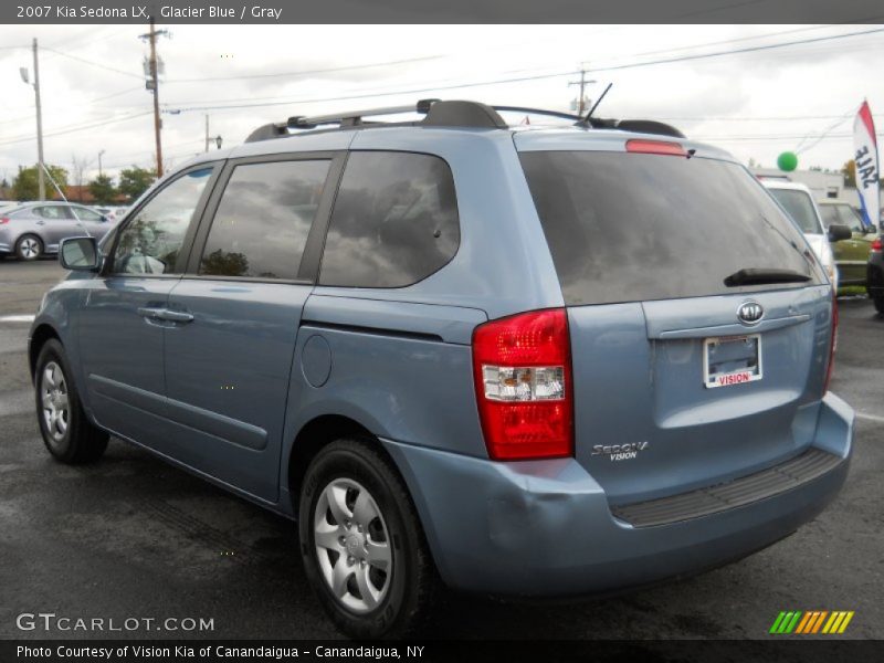 Glacier Blue / Gray 2007 Kia Sedona LX