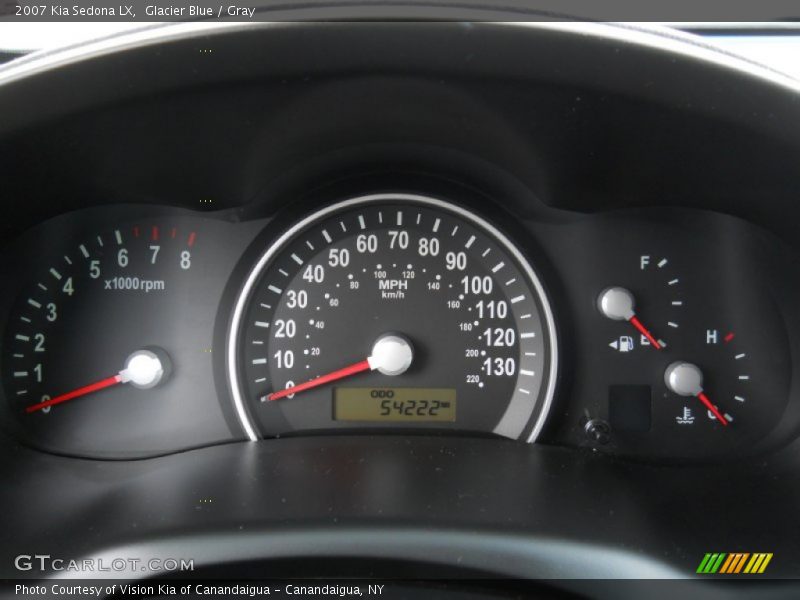  2007 Sedona LX LX Gauges