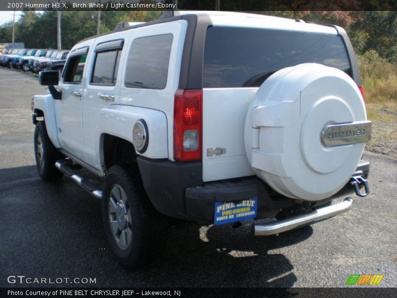 Birch White / Light Cashmere/Ebony 2007 Hummer H3 X