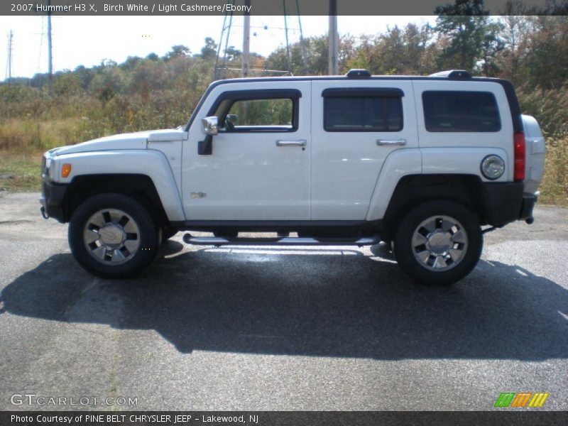 Birch White / Light Cashmere/Ebony 2007 Hummer H3 X