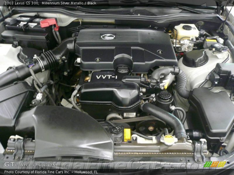 Millennium Silver Metallic / Black 2003 Lexus GS 300