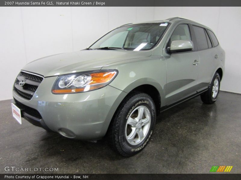 Natural Khaki Green / Beige 2007 Hyundai Santa Fe GLS