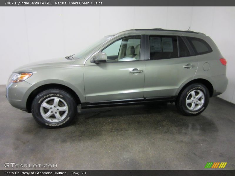 Natural Khaki Green / Beige 2007 Hyundai Santa Fe GLS