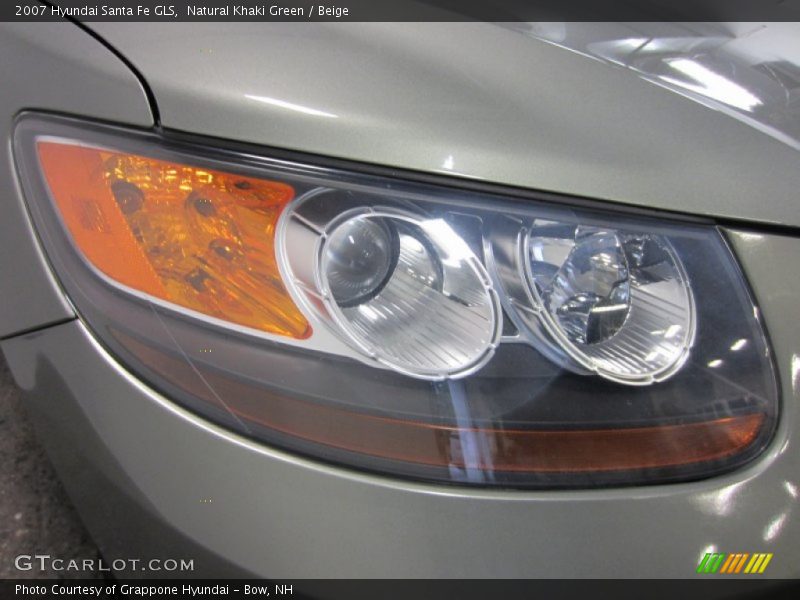 Natural Khaki Green / Beige 2007 Hyundai Santa Fe GLS