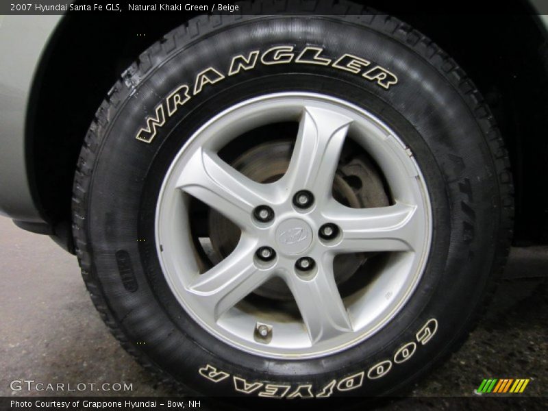 Natural Khaki Green / Beige 2007 Hyundai Santa Fe GLS