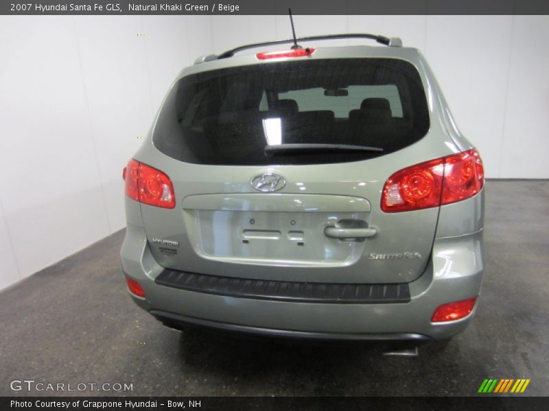 Natural Khaki Green / Beige 2007 Hyundai Santa Fe GLS