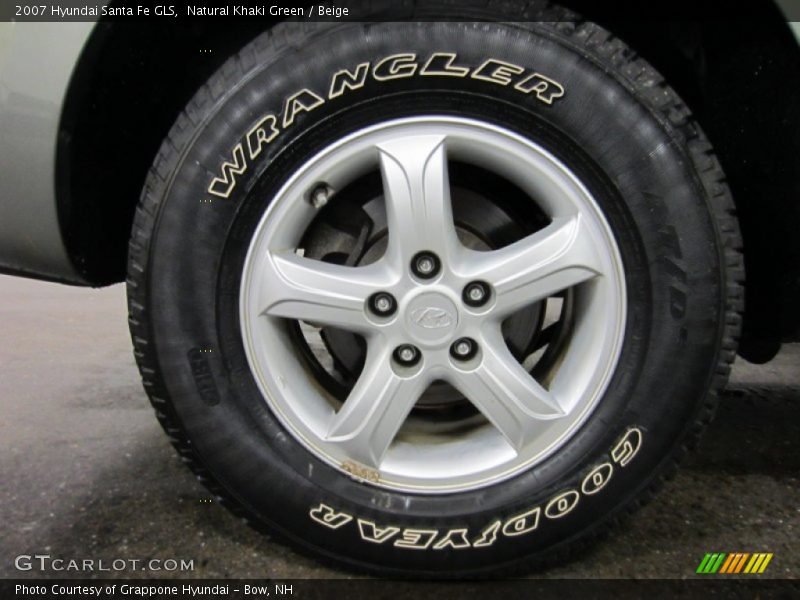 Natural Khaki Green / Beige 2007 Hyundai Santa Fe GLS