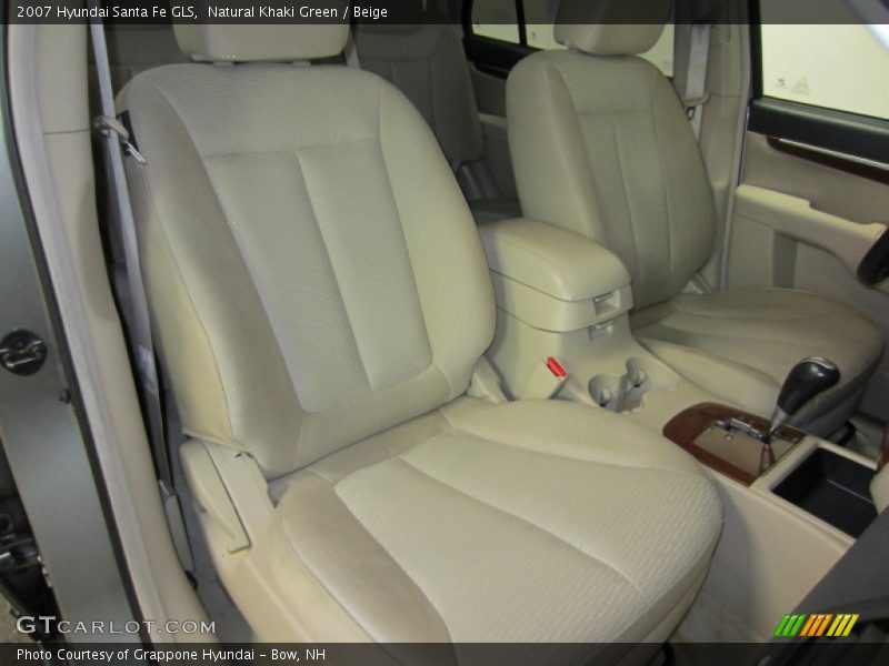 Natural Khaki Green / Beige 2007 Hyundai Santa Fe GLS