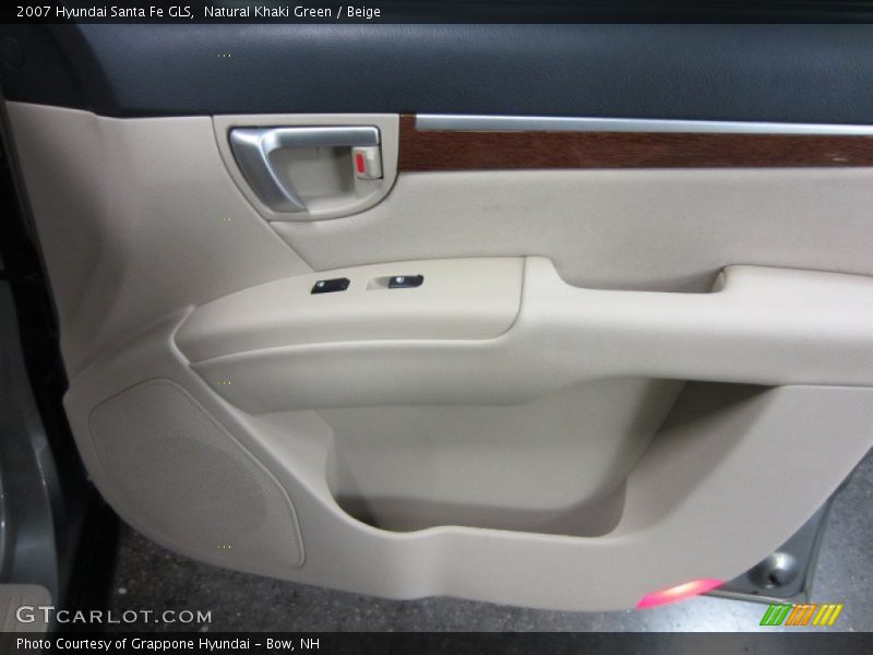 Natural Khaki Green / Beige 2007 Hyundai Santa Fe GLS