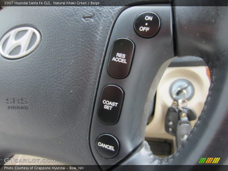 Natural Khaki Green / Beige 2007 Hyundai Santa Fe GLS