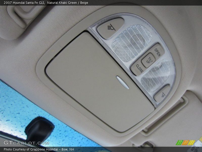 Natural Khaki Green / Beige 2007 Hyundai Santa Fe GLS