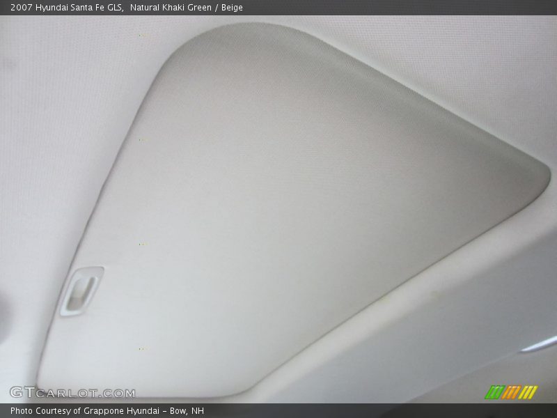Natural Khaki Green / Beige 2007 Hyundai Santa Fe GLS