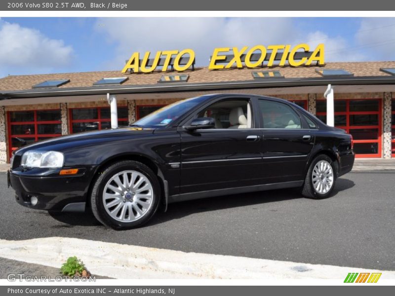 Black / Beige 2006 Volvo S80 2.5T AWD