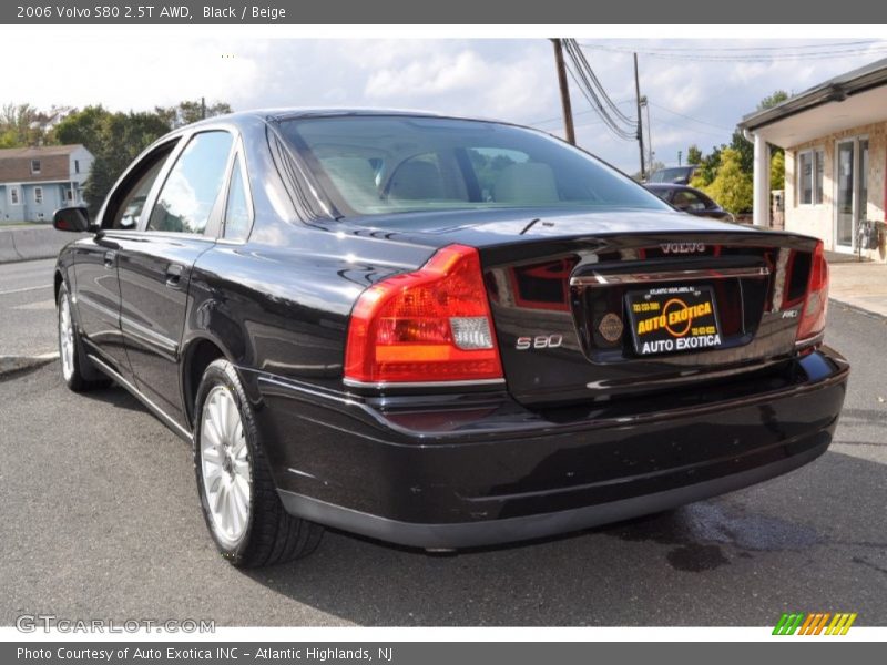 Black / Beige 2006 Volvo S80 2.5T AWD