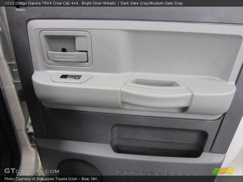Bright Silver Metallic / Dark Slate Gray/Medium Slate Gray 2010 Dodge Dakota TRX4 Crew Cab 4x4