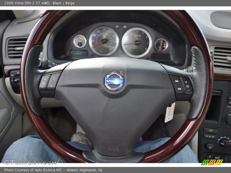 Black / Beige 2006 Volvo S80 2.5T AWD
