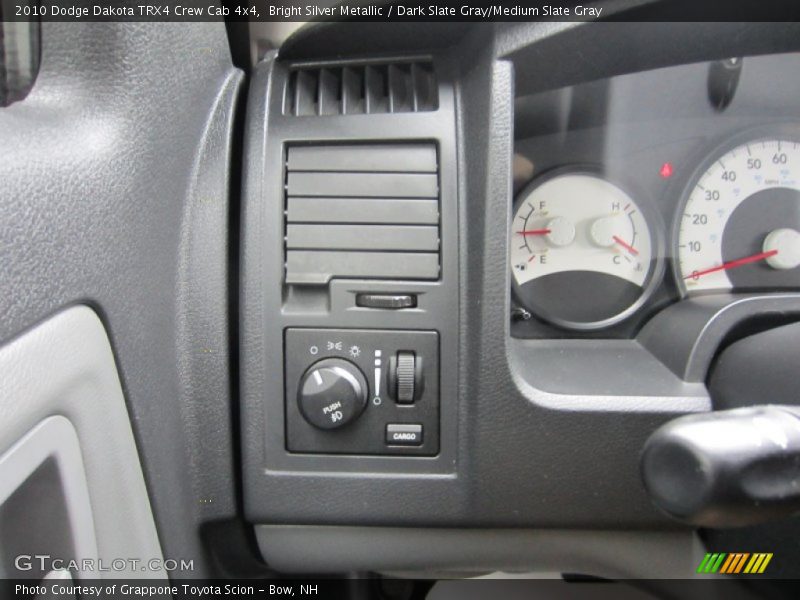 Bright Silver Metallic / Dark Slate Gray/Medium Slate Gray 2010 Dodge Dakota TRX4 Crew Cab 4x4