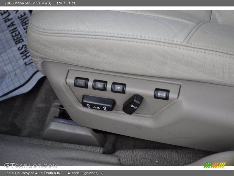 Controls of 2006 S80 2.5T AWD