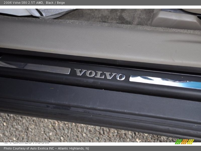 Black / Beige 2006 Volvo S80 2.5T AWD