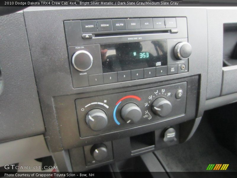 Bright Silver Metallic / Dark Slate Gray/Medium Slate Gray 2010 Dodge Dakota TRX4 Crew Cab 4x4