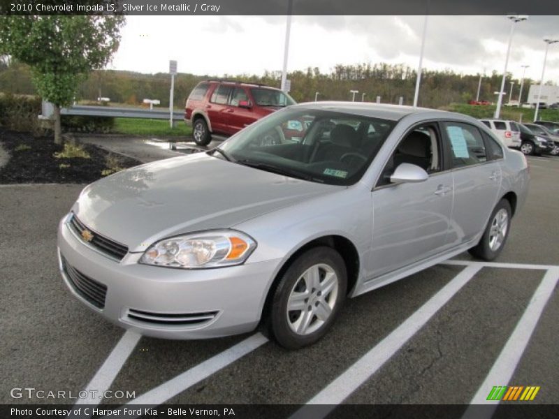 Silver Ice Metallic / Gray 2010 Chevrolet Impala LS