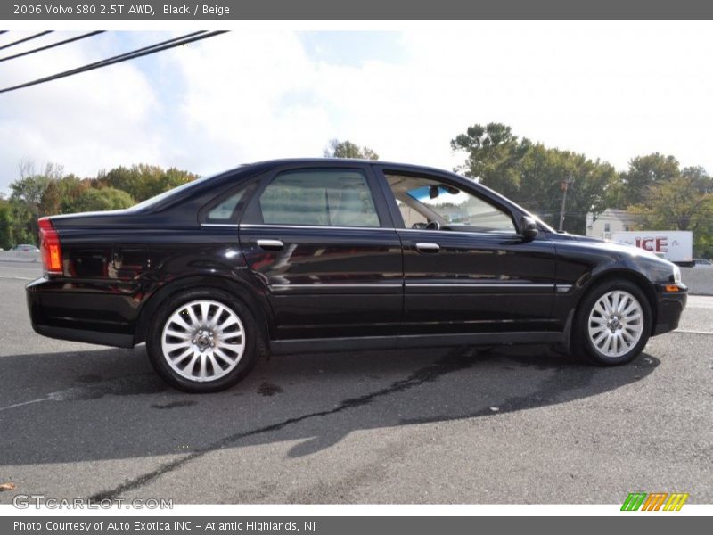 Black / Beige 2006 Volvo S80 2.5T AWD