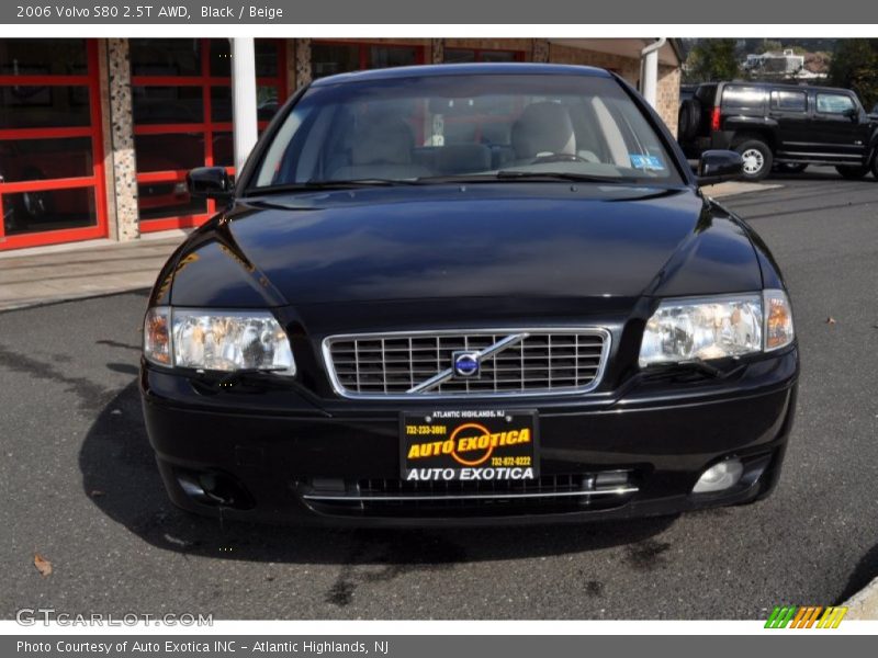 Black / Beige 2006 Volvo S80 2.5T AWD