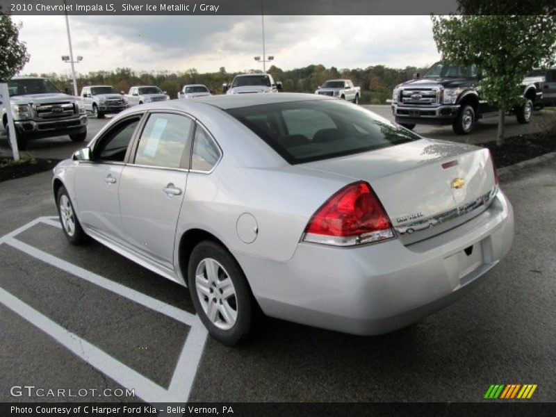 Silver Ice Metallic / Gray 2010 Chevrolet Impala LS