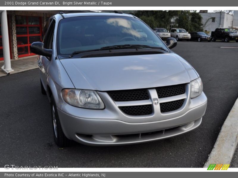 Bright Silver Metallic / Taupe 2001 Dodge Grand Caravan EX