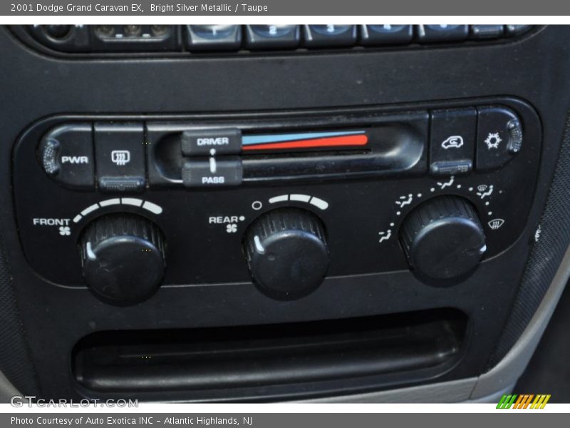 Controls of 2001 Grand Caravan EX